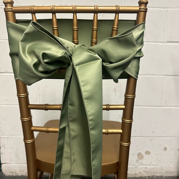 Olive Green Chair Ties for all Occasions - Picture 3 of 5